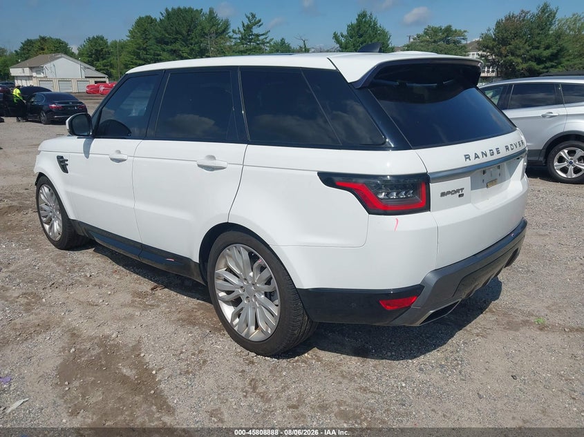 Vin: salwr2su2la746789, lot: 46307734, land rover range rover sport hse mhev 20203