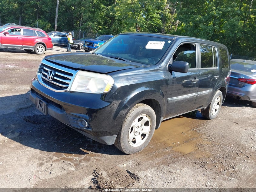 Vin: 5fnyf3h2xdb008316, lot: 46307738, honda pilot lx 20132