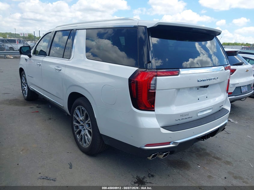 Vin: 1gks2jrlxsr240245, lot: 46307758, gmc yukon xl 4wd denali 20253