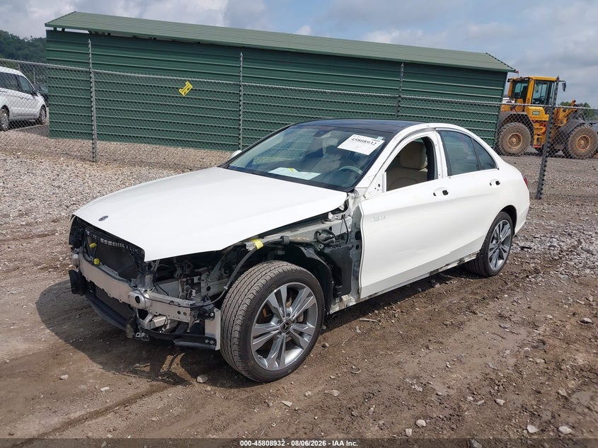Vin: 55swf8eb1ku298241, lot: 46307778, mercedes-benz c 300 4matic 20192