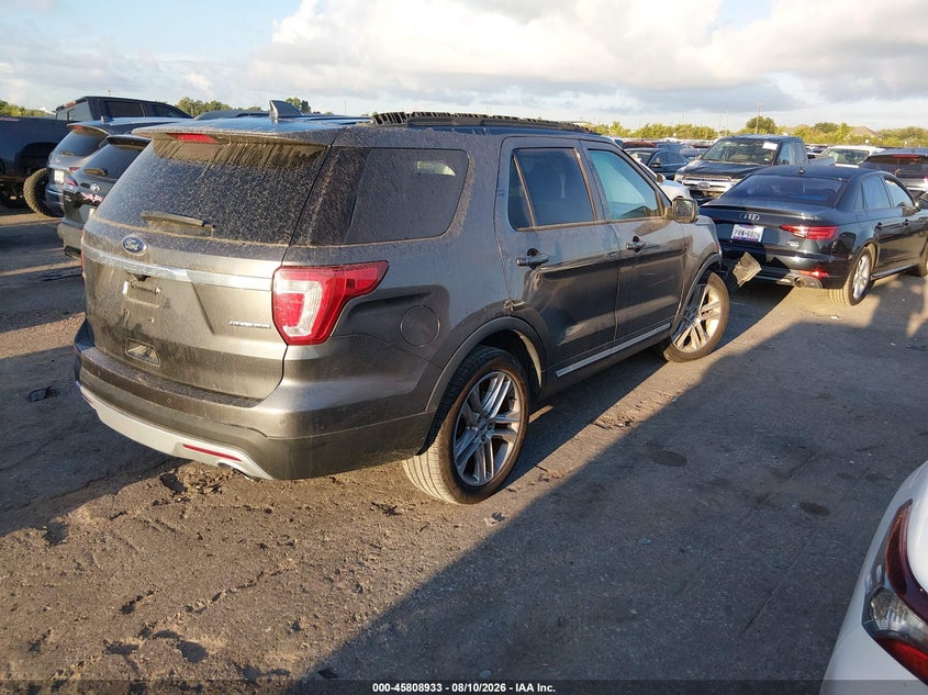Vin: 1fm5k7d86gc603190, lot: 46307779, ford explorer xlt 20164