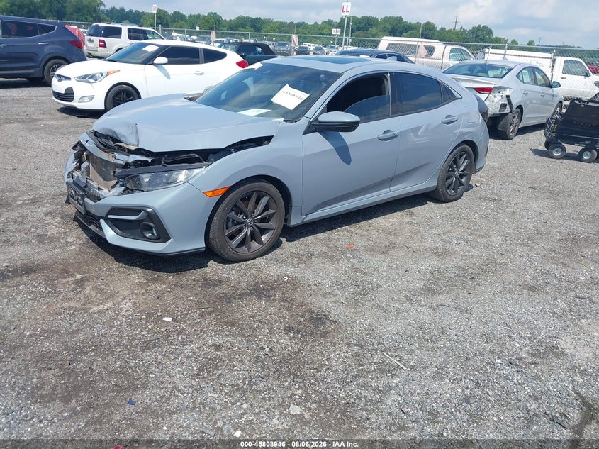 Vin: shhfk7h69mu424823, lot: 46307792, honda civic ex 20212