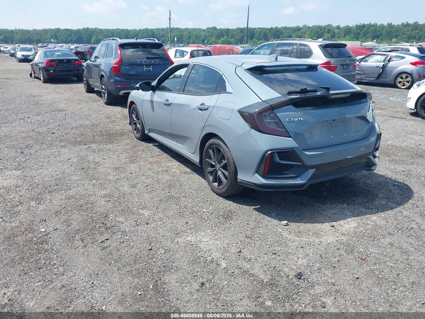 Vin: shhfk7h69mu424823, lot: 46307792, honda civic ex 20213