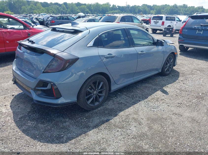 Vin: shhfk7h69mu424823, lot: 46307792, honda civic ex 20214