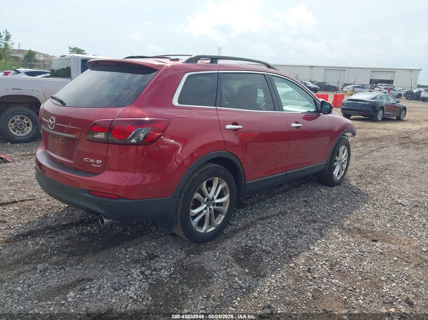 Vin: jm3tb3da2d0414681, lot: 46307795, mazda cx-9 grand touring 20134