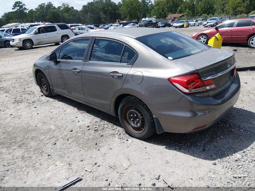 Vin: 2hgfb2f59dh593444, lot: 46307805, honda civic lx 20133