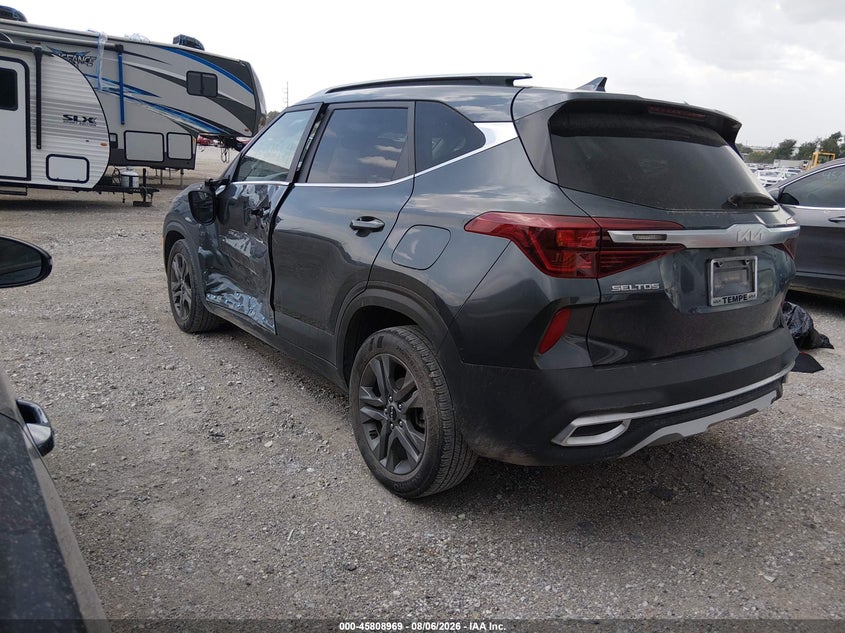 Vin: kndeu2aa2p7431518, lot: 46307815, kia seltos s 20233