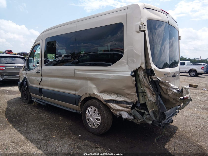 Vin: 1fmzk1cm6hka45185, lot: 46307828, ford transit-150 xlt 20173