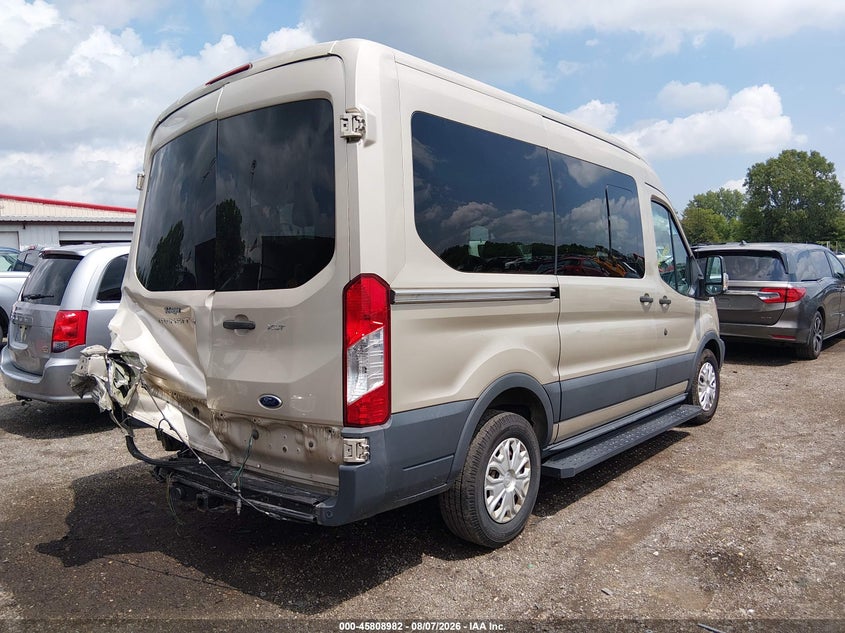Vin: 1fmzk1cm6hka45185, lot: 46307828, ford transit-150 xlt 20174