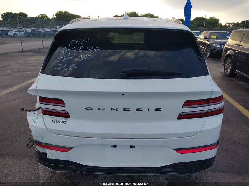 2026 GENESIS GV80 SPORT UTILITY VEHICLE 3.5L V-6 DI, DOHC, VVT, TURBO, 375HP