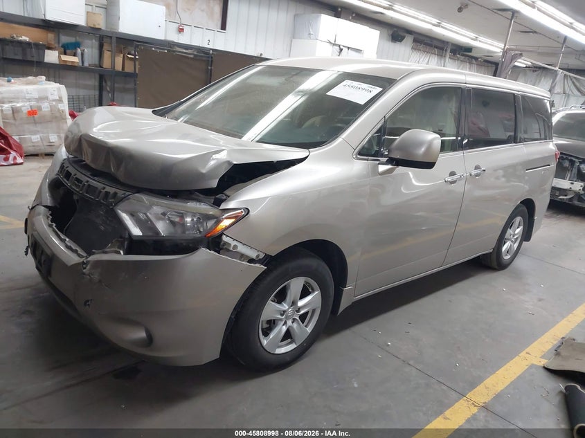 Vin: jn8ae2kp6d9060043, lot: 46307844, nissan quest sv 20132