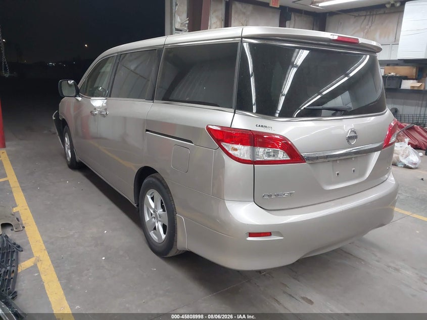 Vin: jn8ae2kp6d9060043, lot: 46307844, nissan quest sv 20133