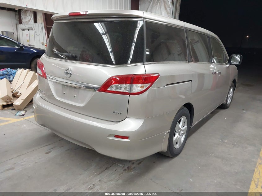 Vin: jn8ae2kp6d9060043, lot: 46307844, nissan quest sv 20134