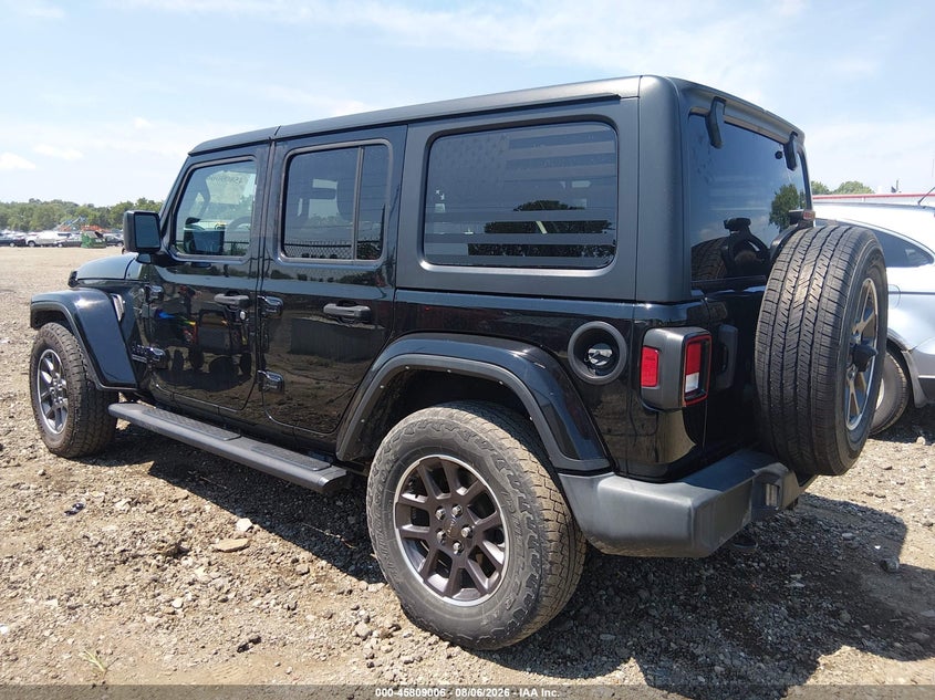 Vin: 1c4hjxdg9mw738348, lot: 46307852, jeep wrangler unlimited 80th anniversary 4x4 20213