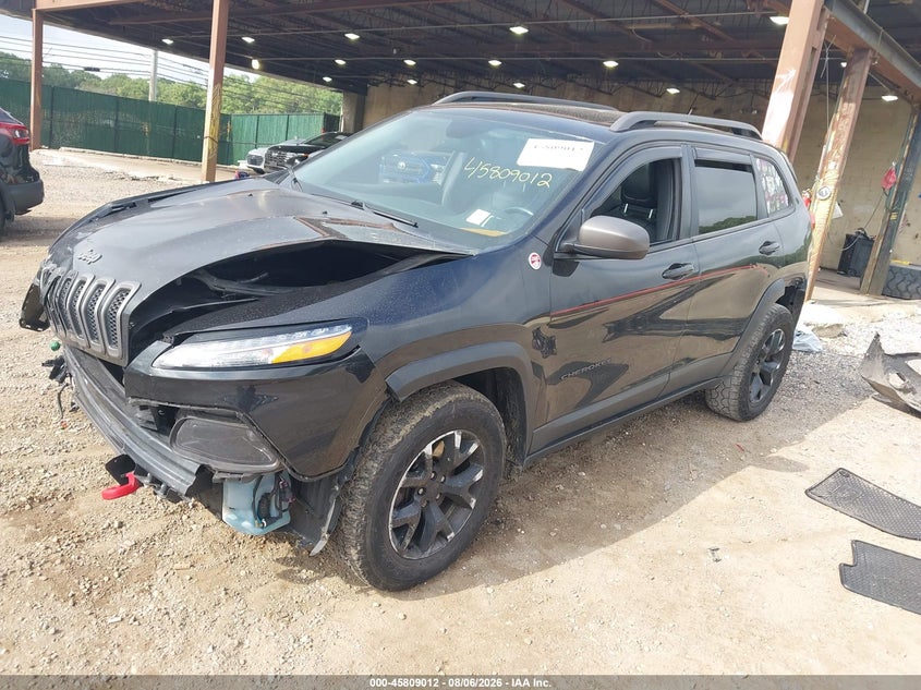 Vin: 1c4pjmbs0ew267788, lot: 46307858, jeep cherokee trailhawk 20142