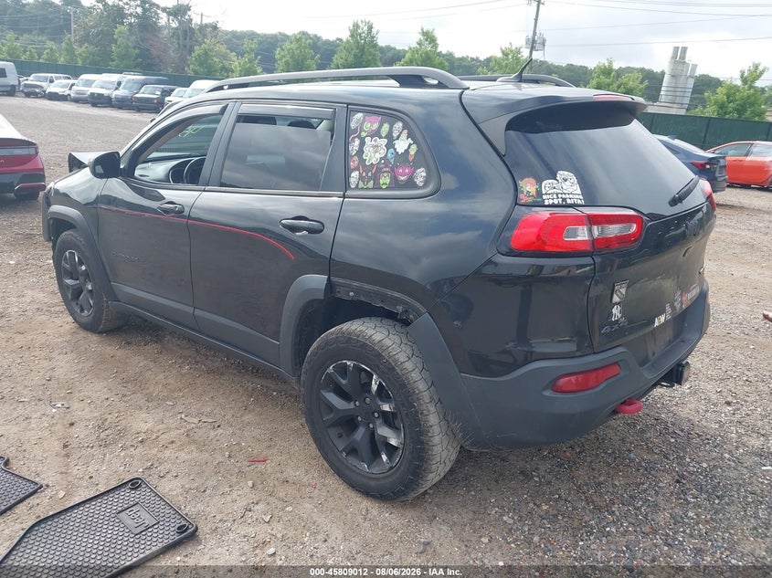 Vin: 1c4pjmbs0ew267788, lot: 46307858, jeep cherokee trailhawk 20143