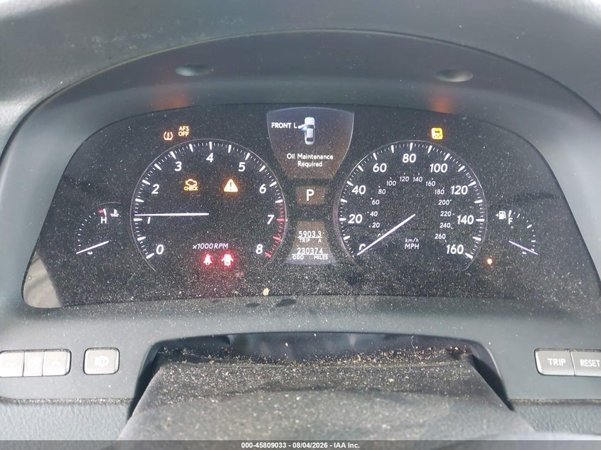 2008 LEXUS LS 460 auction photo 7