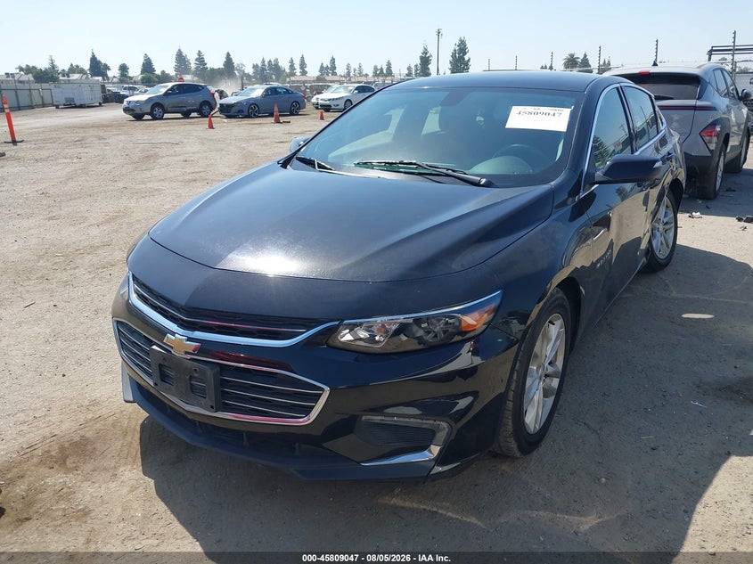 Vin: 1g1ze5st9gf285083, lot: 46307893, chevrolet malibu 1lt 20162