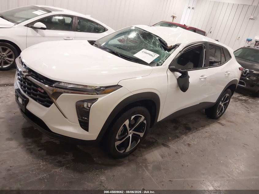 Vin: kl77lgep6tc122740, lot: 46307908, chevrolet trax fwd 1rs 20262