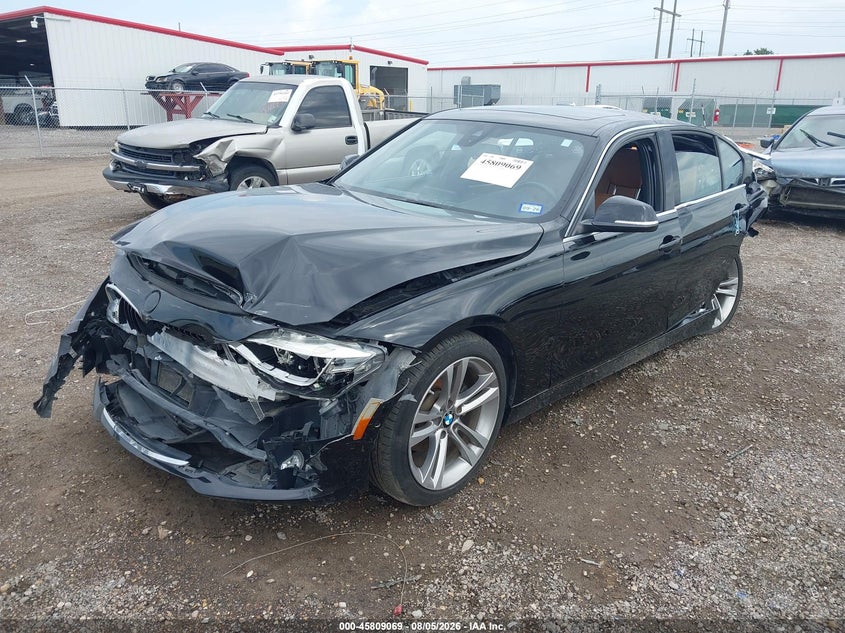 Vin: wba8b9g52hnu49663, lot: 46307915, bmw 3 series 330i 20172