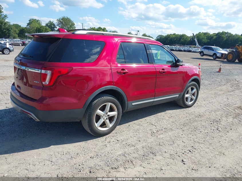 Vin: 1fm5k8d80ggb77482, lot: 46307916, ford explorer xlt 20164