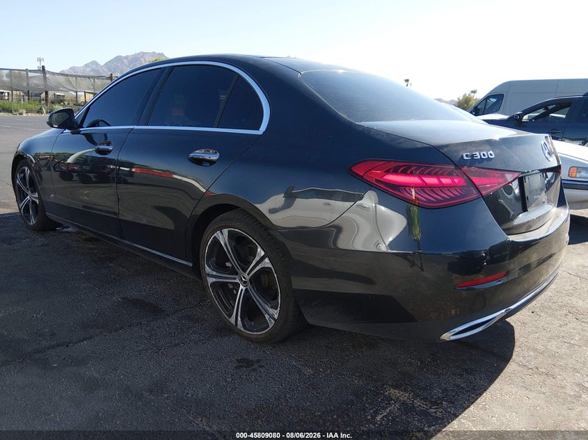 Vin: w1kaf4gb2nr047265, lot: 46307926, mercedes-benz c 300 sedan 20223