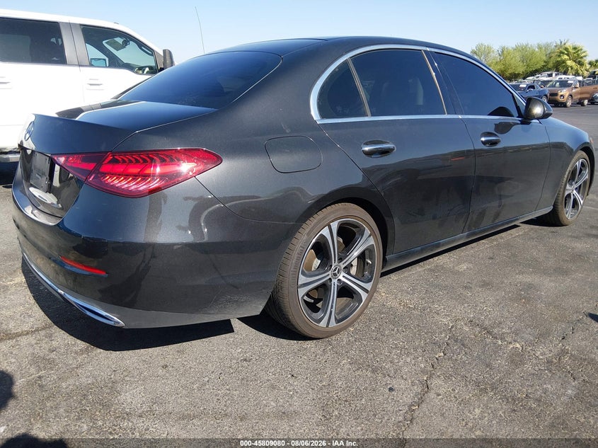 Vin: w1kaf4gb2nr047265, lot: 46307926, mercedes-benz c 300 sedan 20224