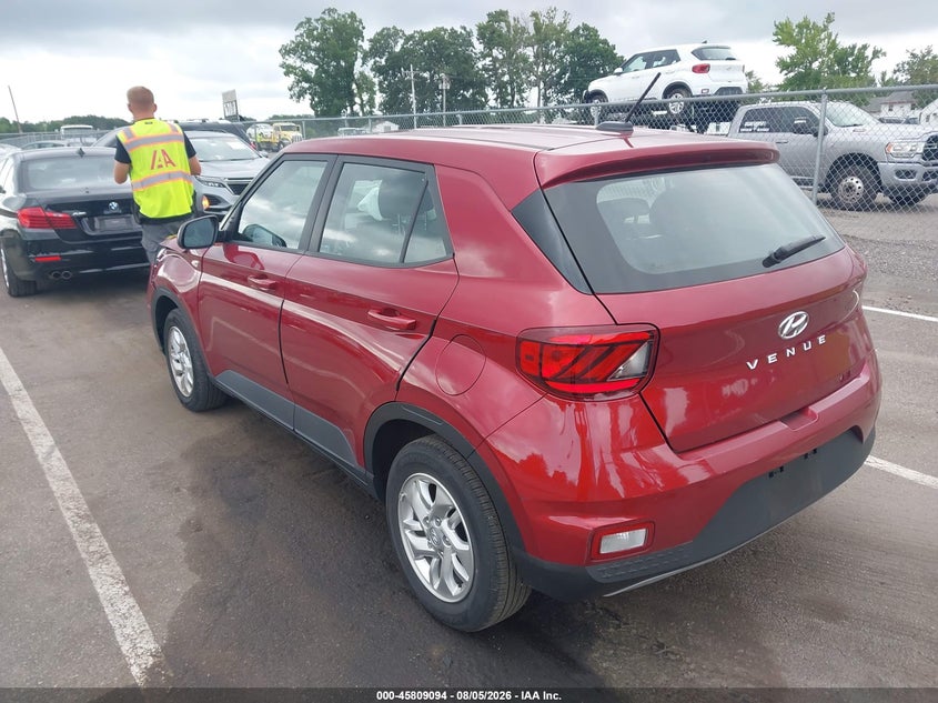 Vin: kmhrb8a3xru306438, lot: 46307940, hyundai venue se 20243