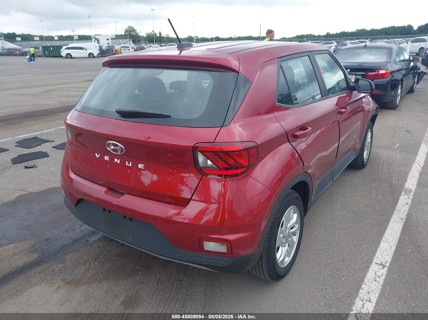 Vin: kmhrb8a3xru306438, lot: 46307940, hyundai venue se 20244