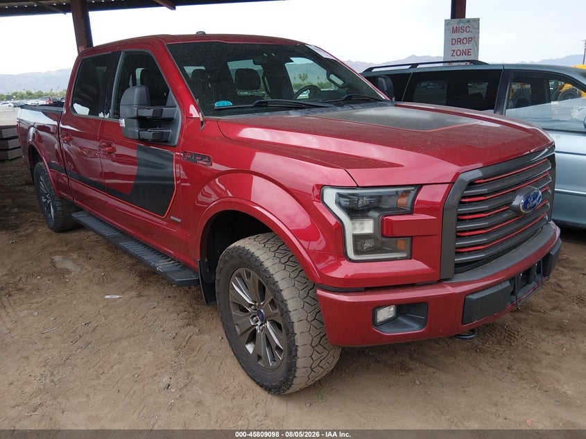 Vin: 1ftfw1eg1hfc67077, lot: 46307944, ford f-150 lariat 2017 img_1