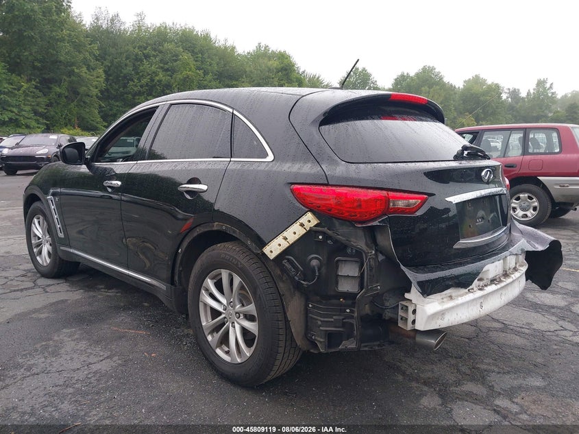 Vin: jn8cs1mu1hm141307, lot: 46307965, infiniti qx70 20173