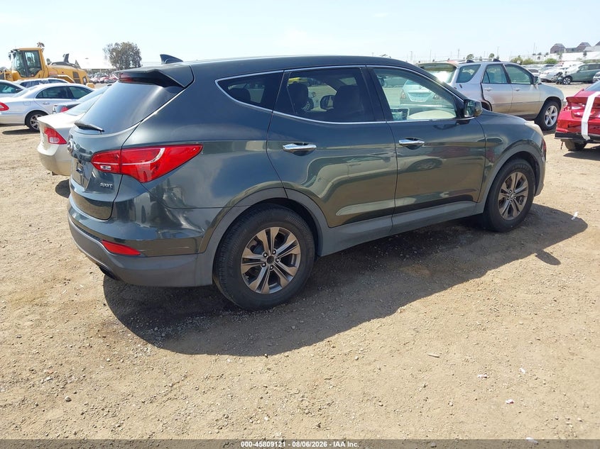 Vin: 5xyzt3lb5dg106537, lot: 46307967, hyundai santa fe sport 20134
