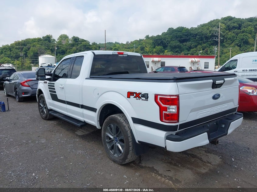 Vin: 1ftfx1e53jfc57412, lot: 46307985, ford f-150 xlt 20183