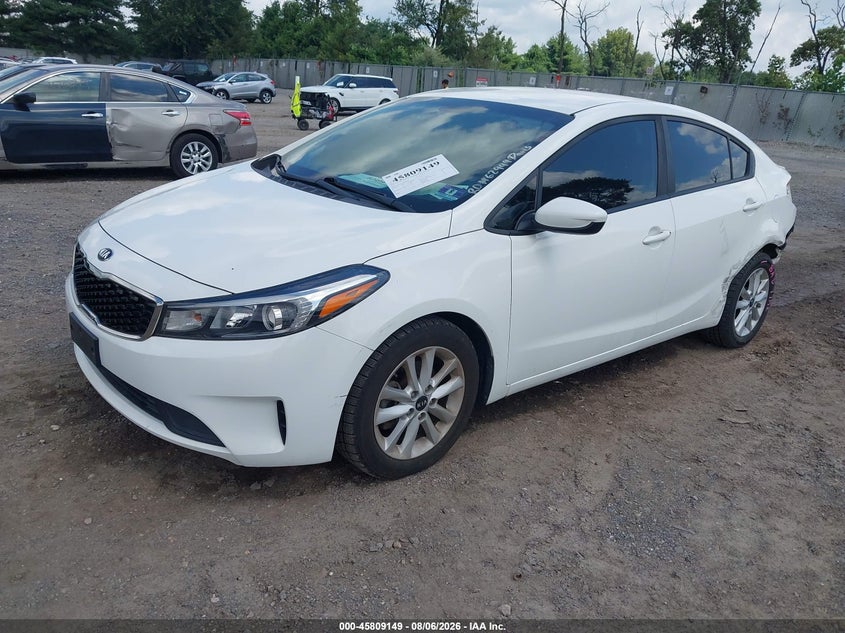 Vin: 3kpfl4a79he134917, lot: 46307995, kia forte s 20172