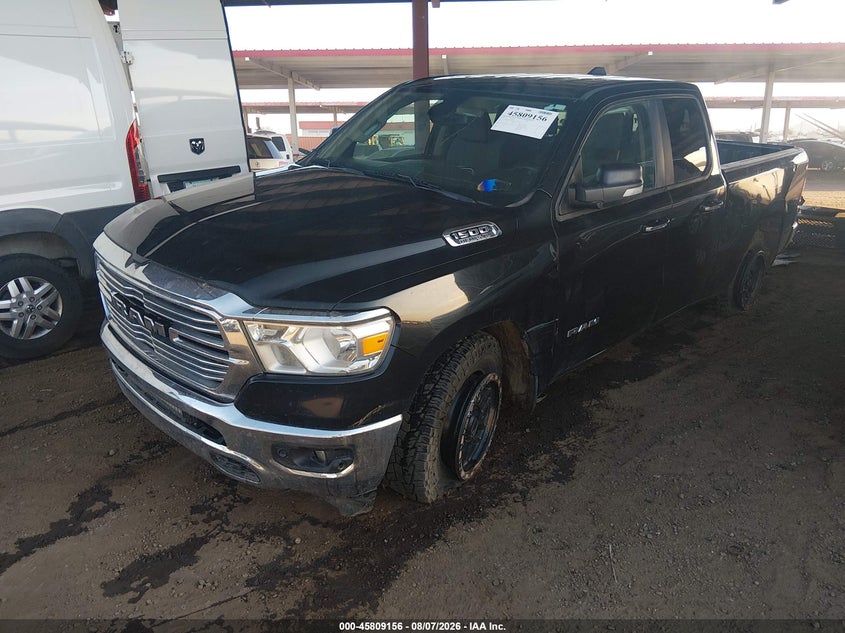 Vin: 1c6srfbtxln253673, lot: 46308001, ram 1500 big horn  4x4 6'4 box 20202