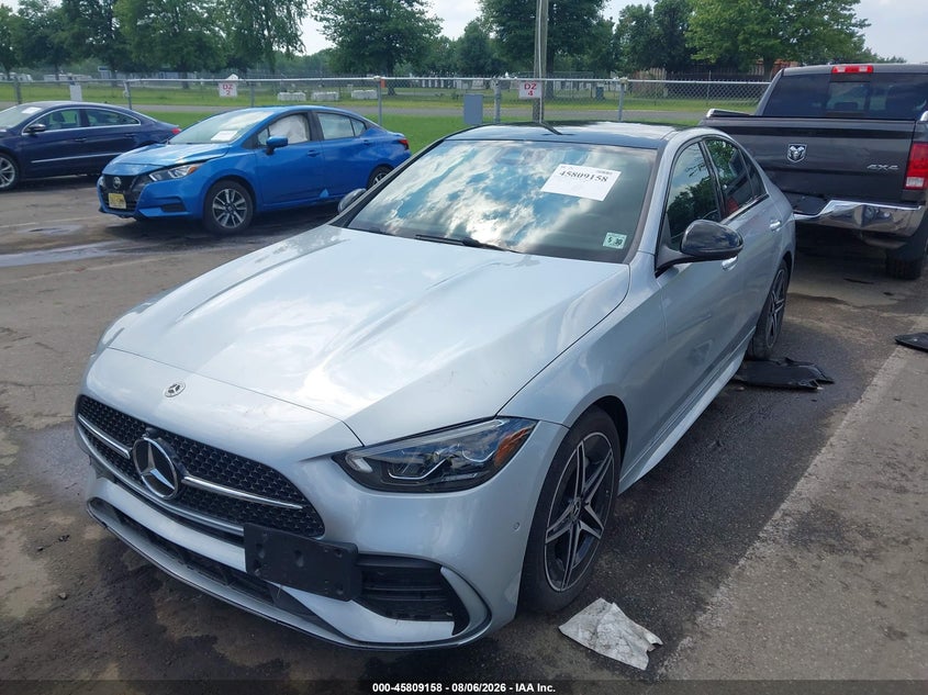 Vin: w1kaf4hb5sr244232, lot: 46308004, mercedes-benz c 300 20252
