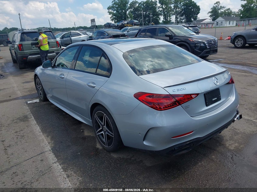 Vin: w1kaf4hb5sr244232, lot: 46308004, mercedes-benz c 300 20253