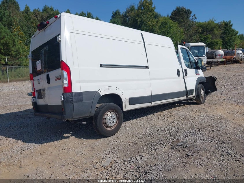 Vin: 3c6lrvdg9me508186, lot: 46308025, ram promaster 2500 high roof 159 wb 20214