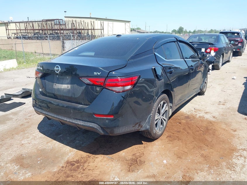 Vin: 3n1ab8cv8ly295625, lot: 46308033, nissan sentra sv xtronic cvt 20204