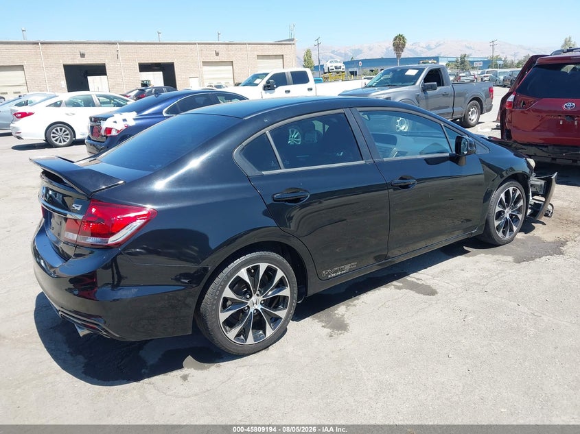 Vin: 2hgfb6e50dh706061, lot: 46308040, honda civic si 20134