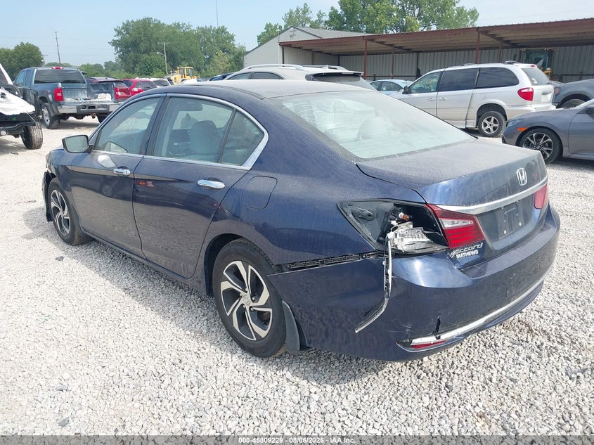 Vin: 1hgcr2f35ga198516, lot: 46308075, honda accord lx 20163