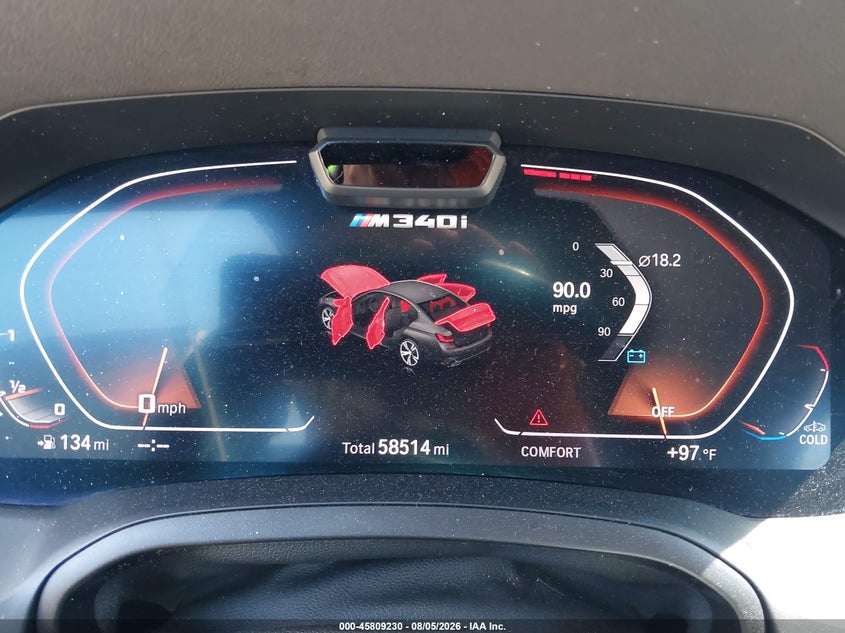 BMW M340I 2020 VIN WBA5U9C01LFH85740
