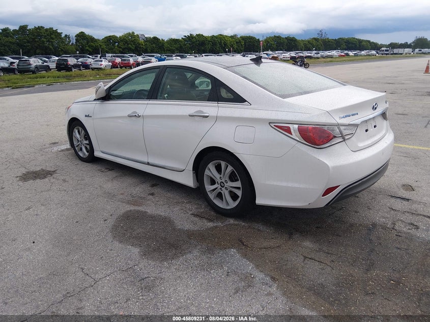 2012 HYUNDAI SONATA HYBRID auction photo 3
