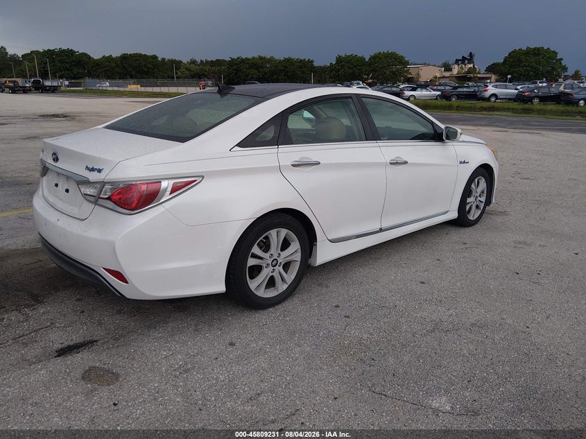 2012 HYUNDAI SONATA HYBRID auction photo 4