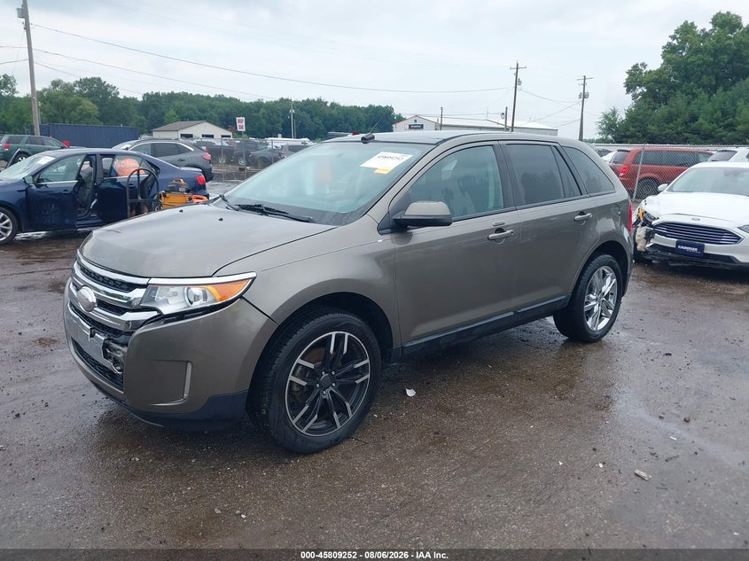 Vin: 2fmdk3jcxdbe10388, lot: 46308098, ford edge sel 20132