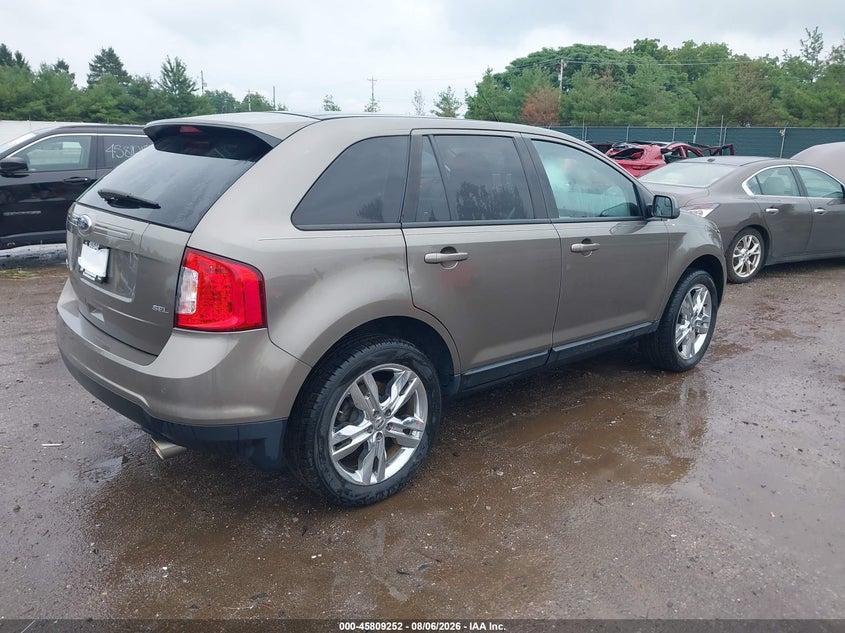 Vin: 2fmdk3jcxdbe10388, lot: 46308098, ford edge sel 20134