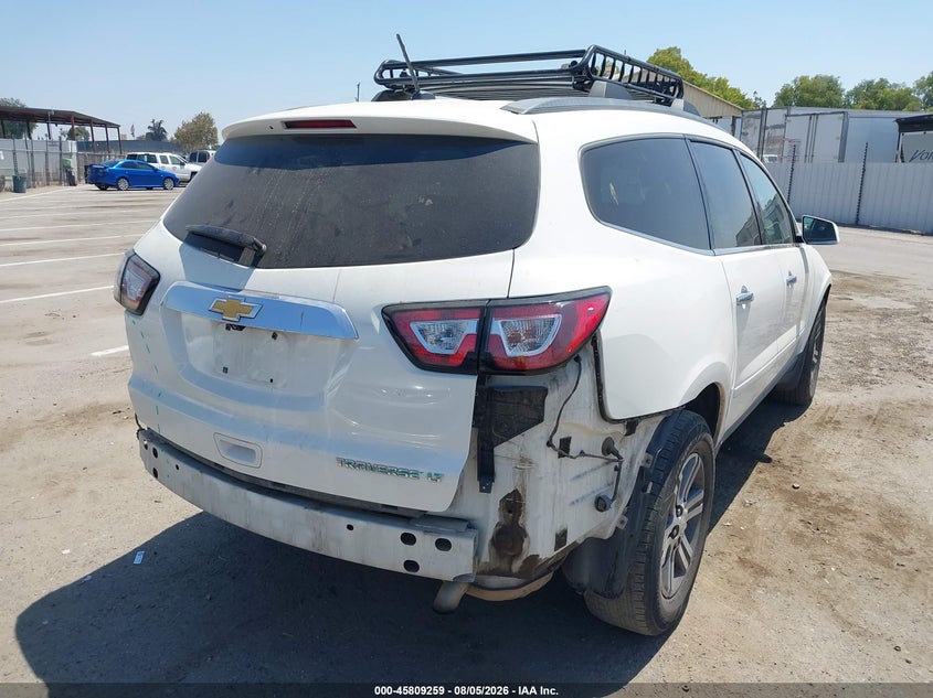 Vin: 1gnkrhkd0fj116676, lot: 46308105, chevrolet traverse lt 20154