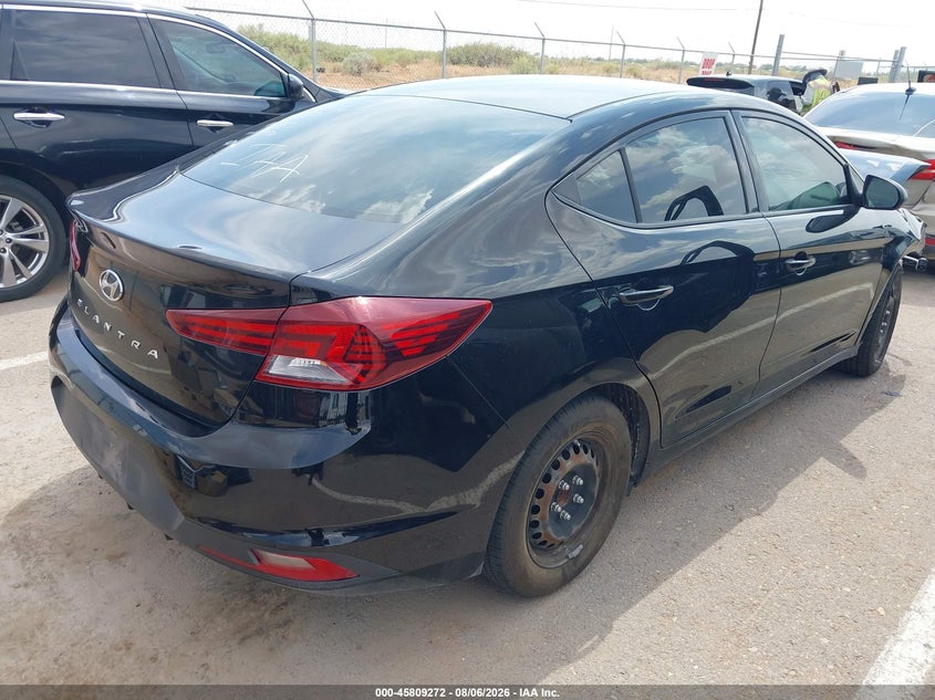 Vin: 5npd74lf6kh429850, lot: 46308118, hyundai elantra se 20194
