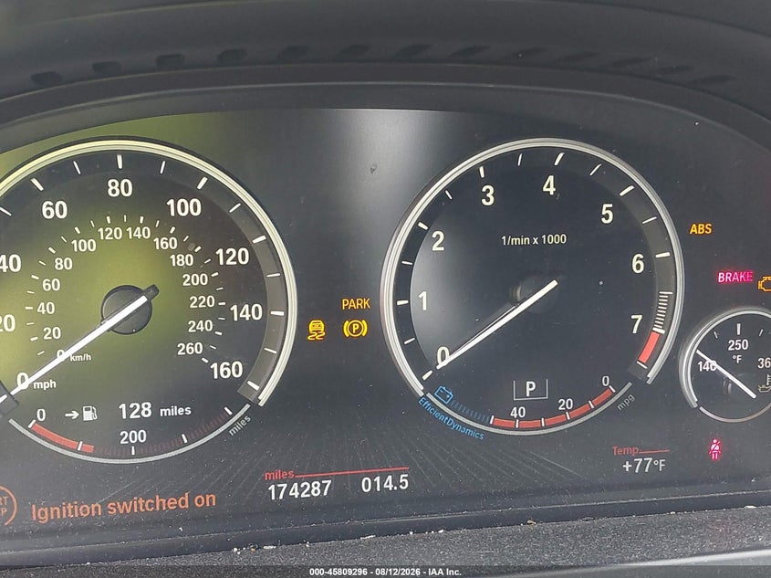2013 BMW 750I auction photo 7