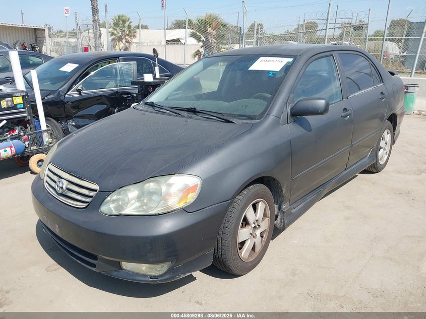 2003 Toyota Corolla, Правий зад, IAAI, VIN 1NXBR32E43Z031625 — фото 2
